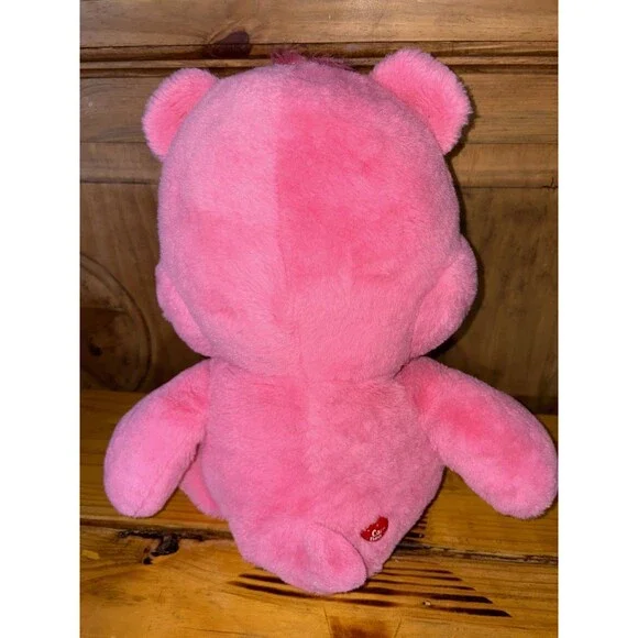 Care Bears Love A Lot Bear 14" Plush Stuffed Animal Toy Double Hearts Pink 2015 - Picture 6 of 9